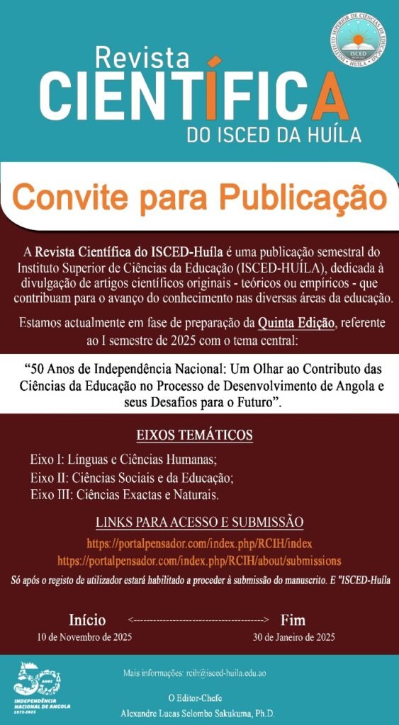 Revista ciêntifica do ISCED-Huíla
